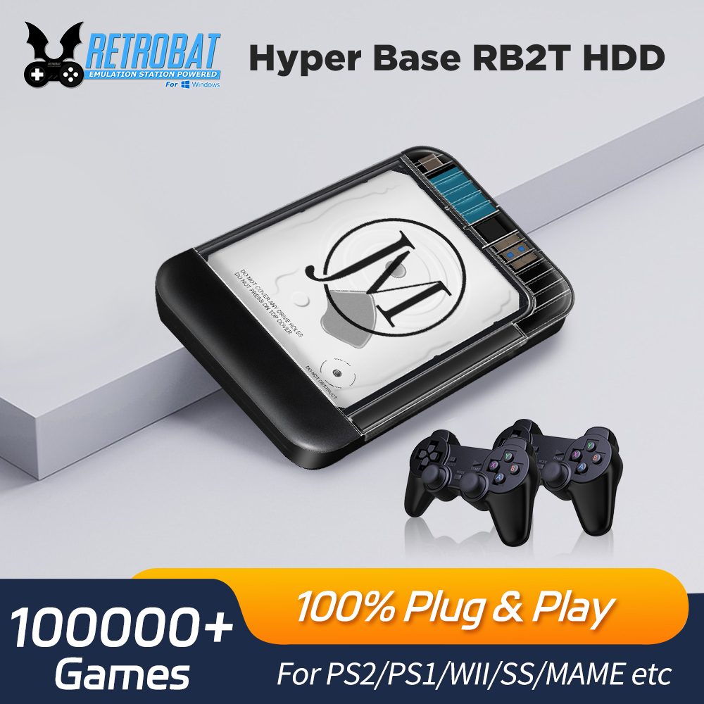 Retro Gaming Download - HDD de jogo externo portátil Retrobat