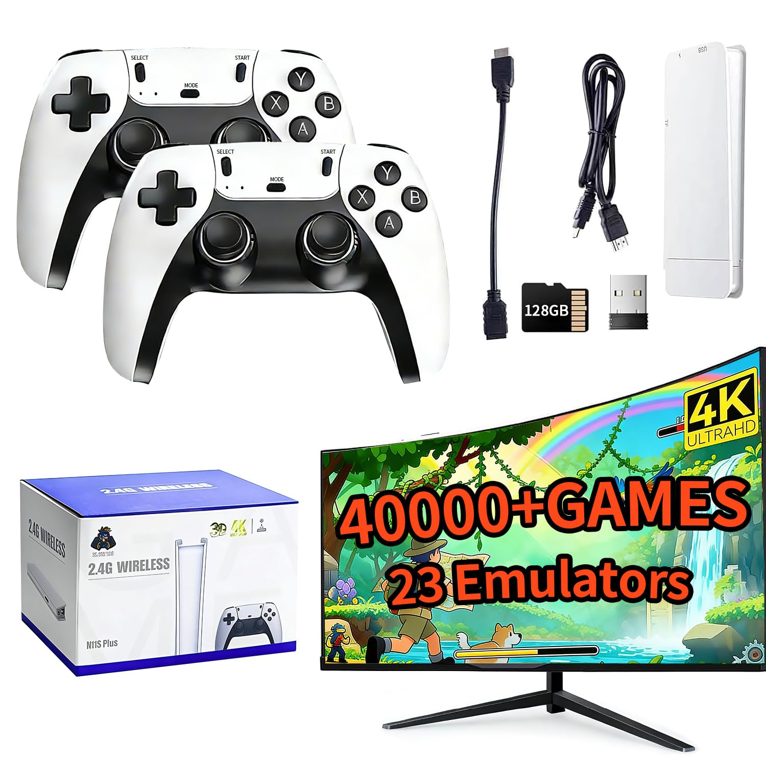 Retro Gaming Table - Console de Jogos Retrô 2026, Game