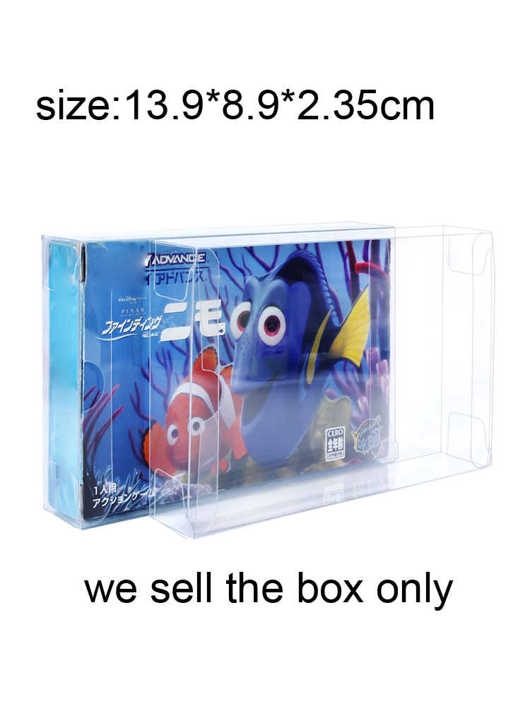 Retro Gaming Case - Carrinhos de plástico PET transparente Caso