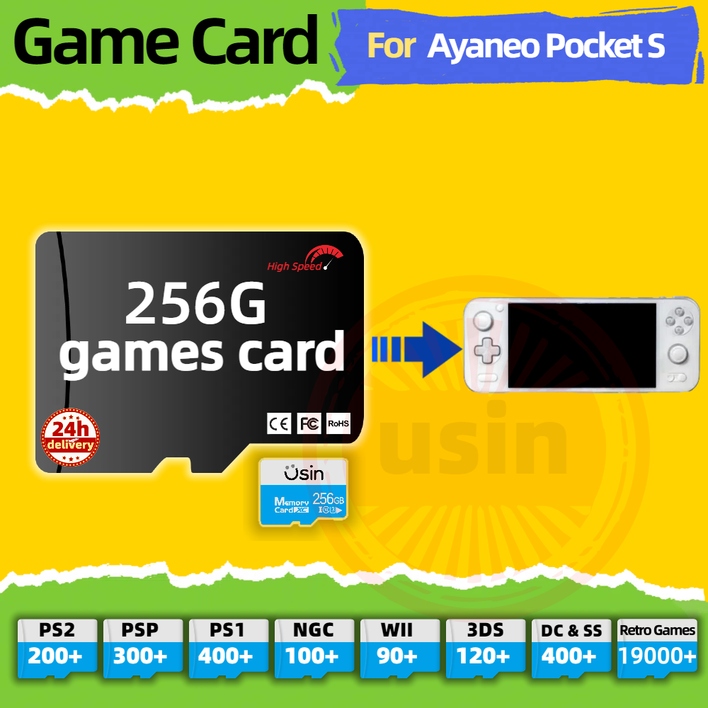 Retro Gaming Download - Cartão de jogo para ayaneo pocket