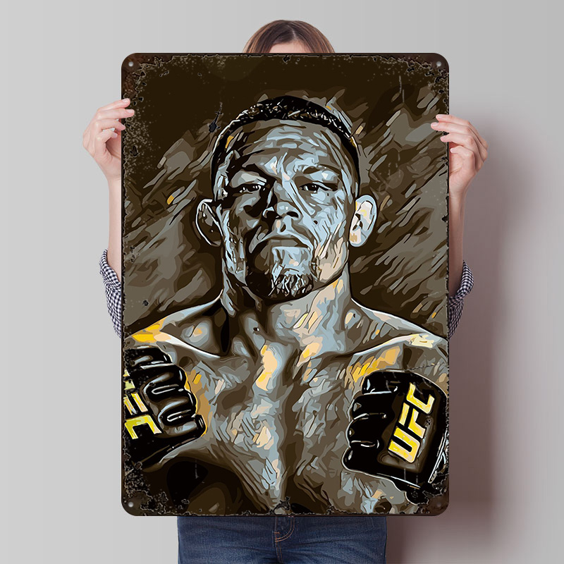 Retro Gaming At - Nate diaz sinal de metal boxe