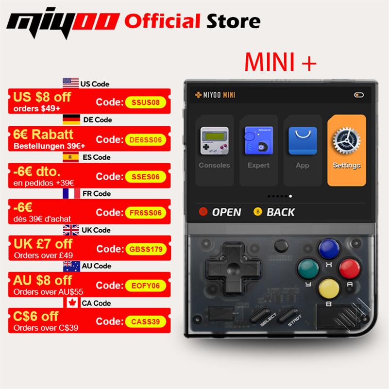 Retro Gaming Download - Miyoo mini plus portátil retro console