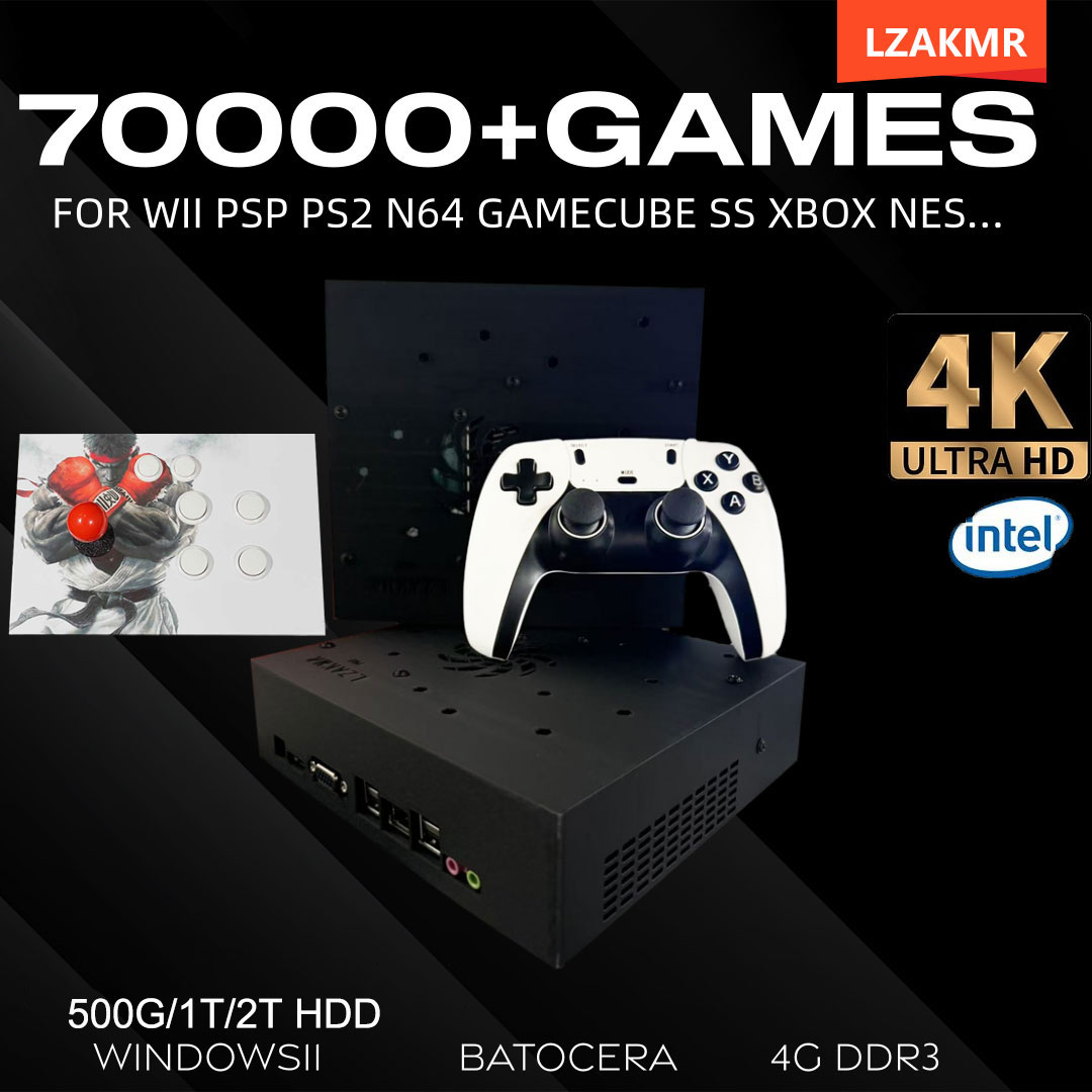 Retro Gaming Batocera - Console de jogos retrô 70000 +