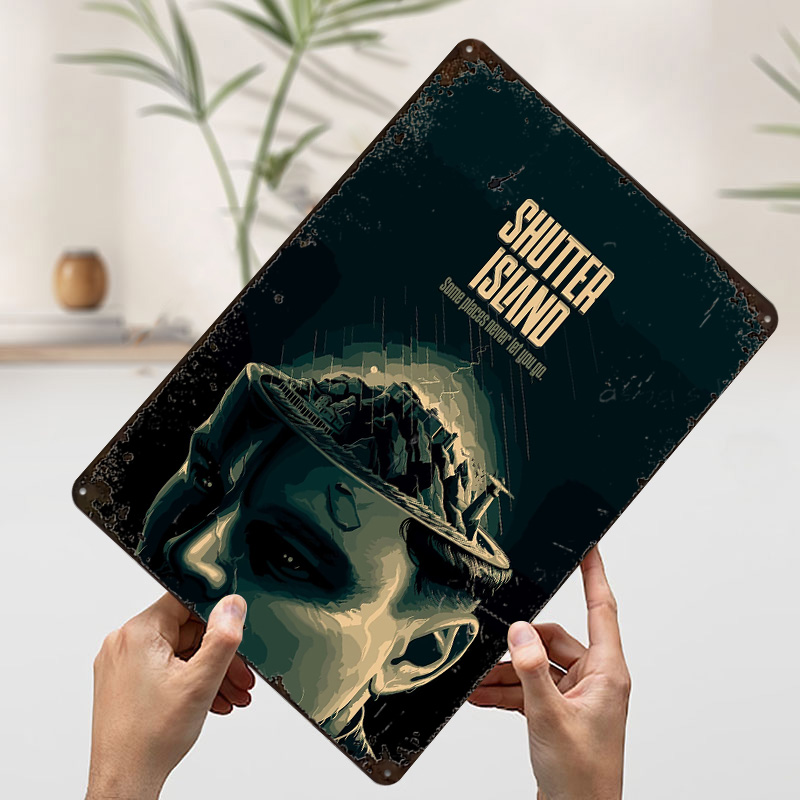 Placa de Metal Shutter Island  - Retro Gaming Island avaliação e preço