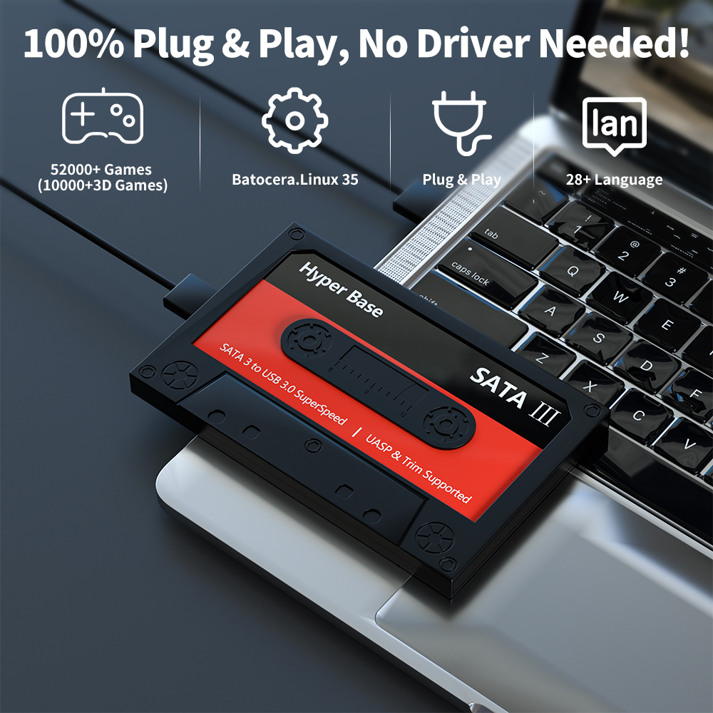 JMachen 500G/2TB Gaming Hard D - Retro Gaming Batocera avaliação e preço