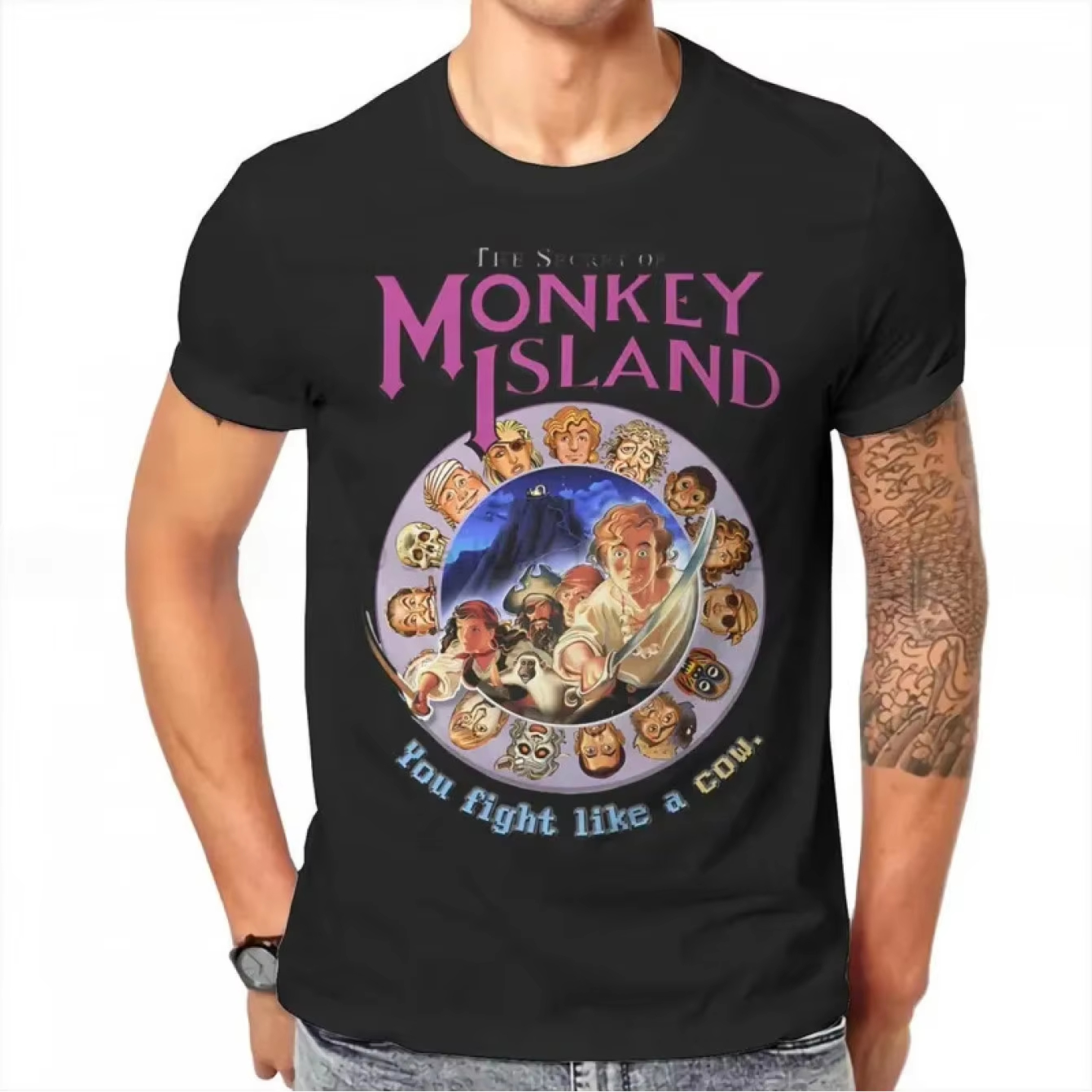 Camiseta masculina Secret of M - Retro Gaming Island avaliação e preço