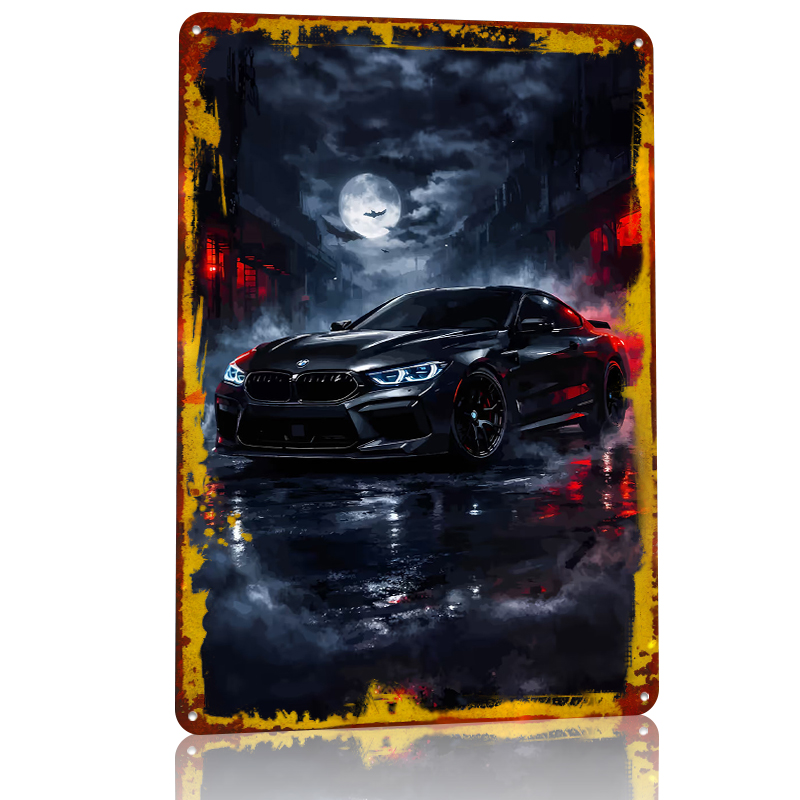 Placa de Metal Vintage M8 Carr - Retro Gaming At avaliação e preço