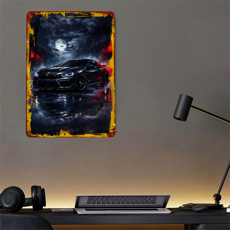Placa de Metal Vintage M8 Carr - Retro Gaming At avaliação e preço