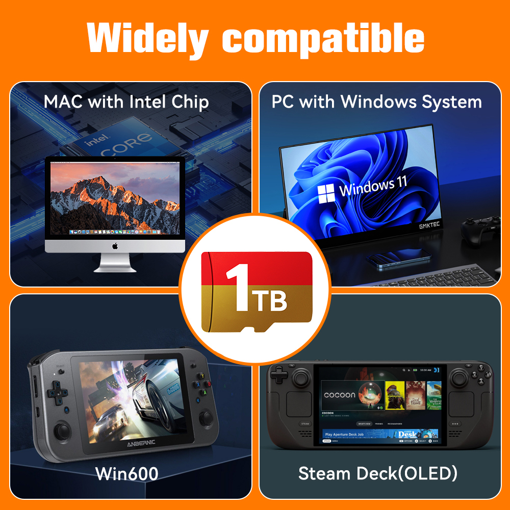 Cartão tf de jogo de 1tb para  - Retro Gaming Batocera avaliação e preço