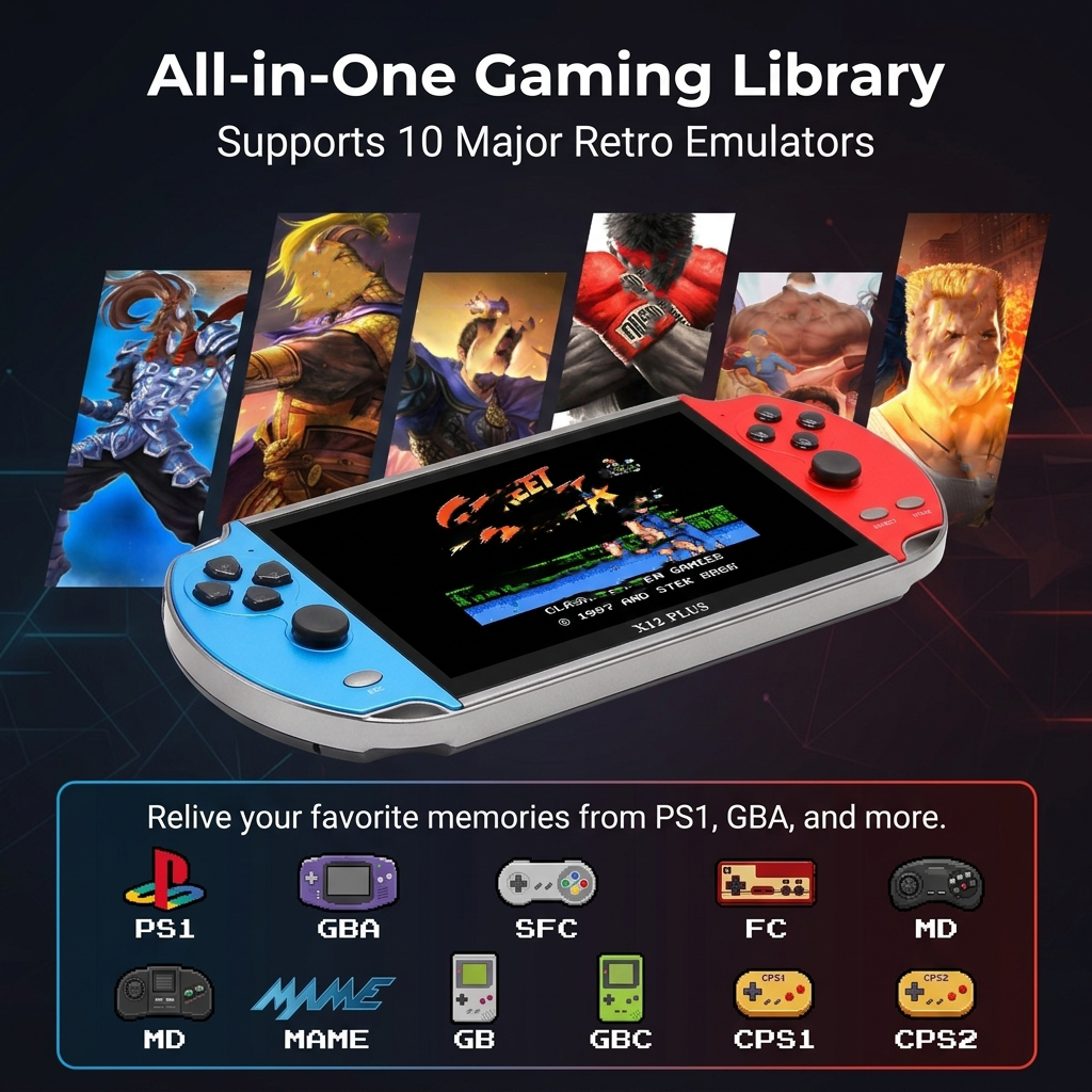 Console de Videogame Retro X12 - Retro Gaming Download avaliação e preço
