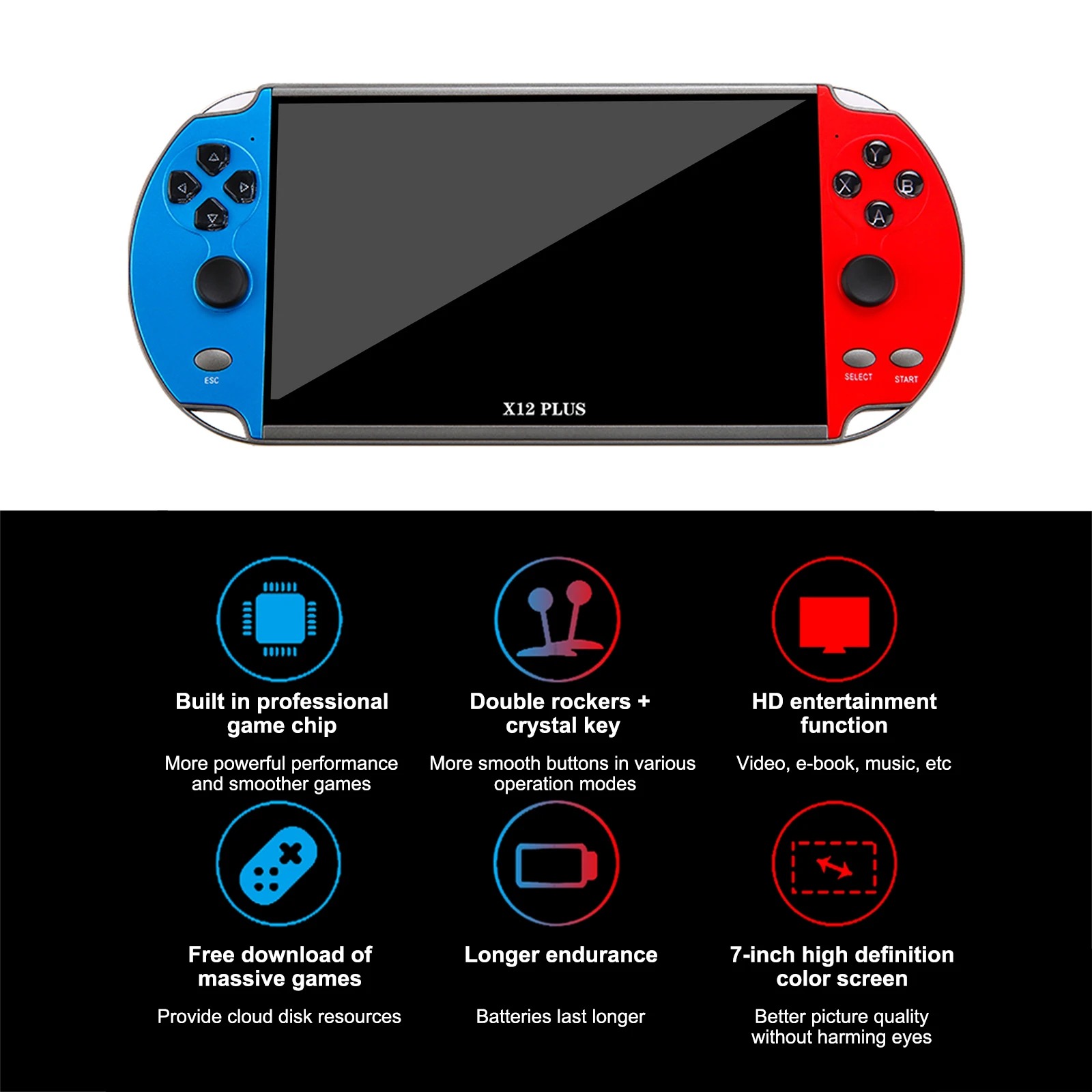 Console de Videogame Retro X12 - Retro Gaming Download avaliação e preço