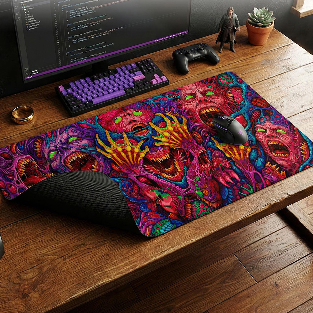 Mouse Pad Vermelho Japonês Neo - Retro Gaming Table avaliação e preço
