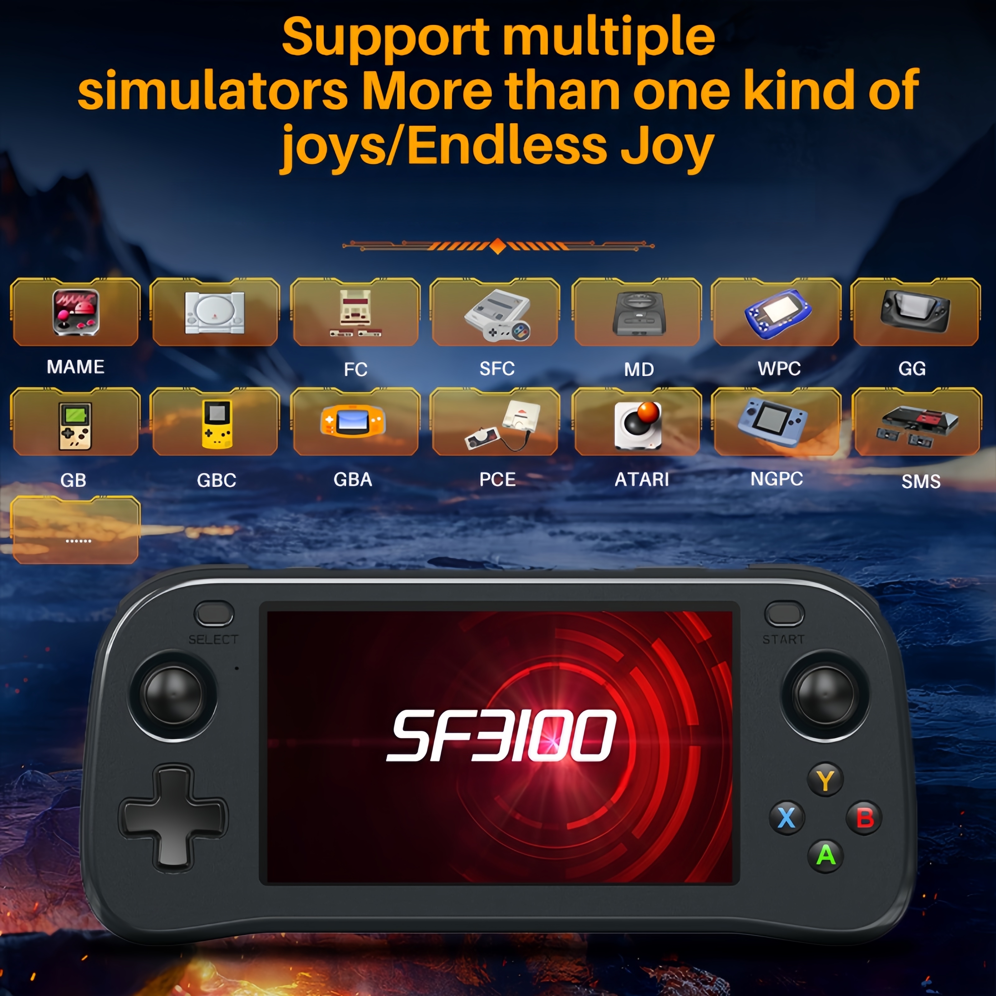 Console de jogos portátil SF31 - Retro Gaming Download avaliação e preço