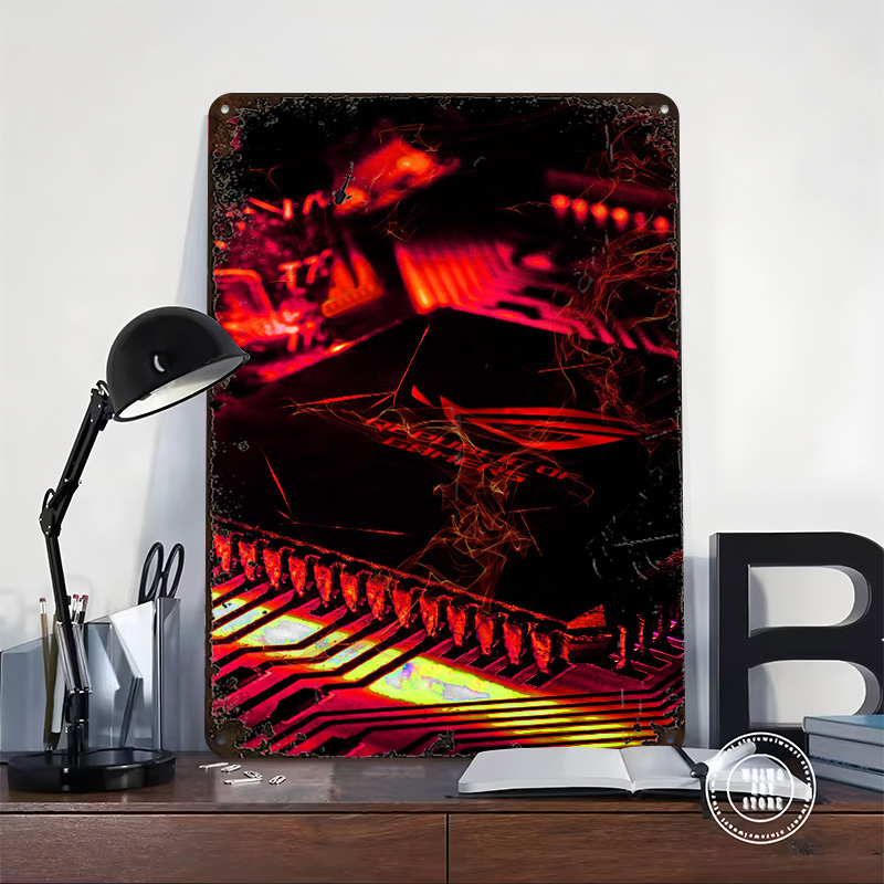 Pôster de Metal Personalizado  - Retro Gaming Case avaliação e preço