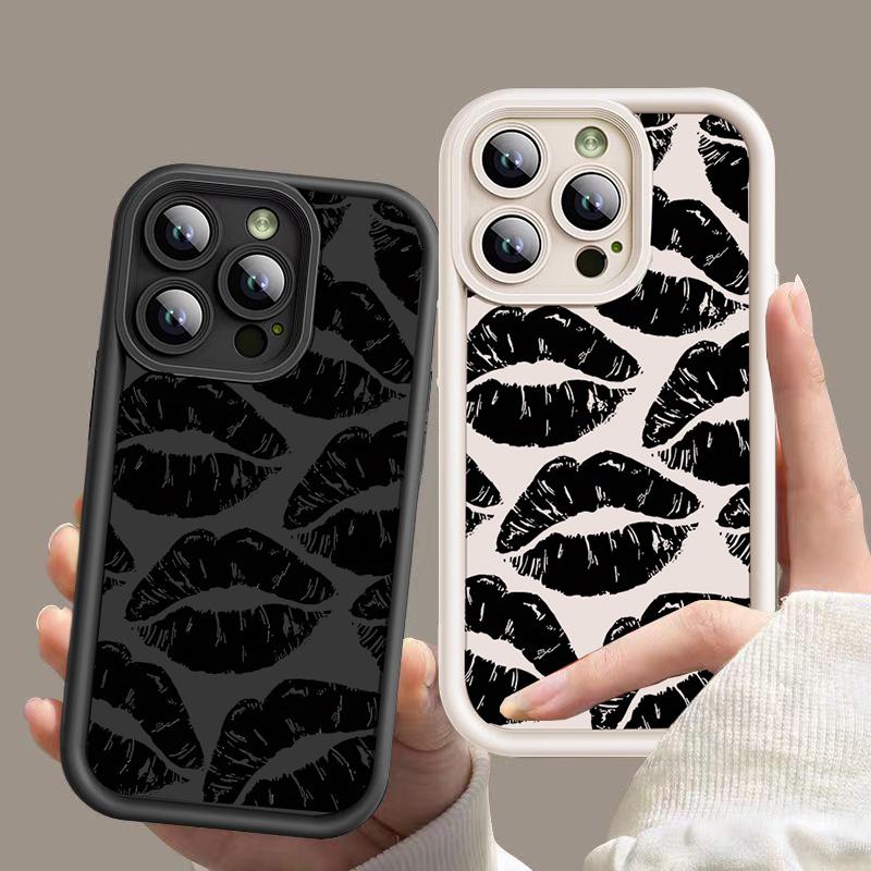 Moda lábio impresso caso para  - Retro Gaming Case avaliação e preço