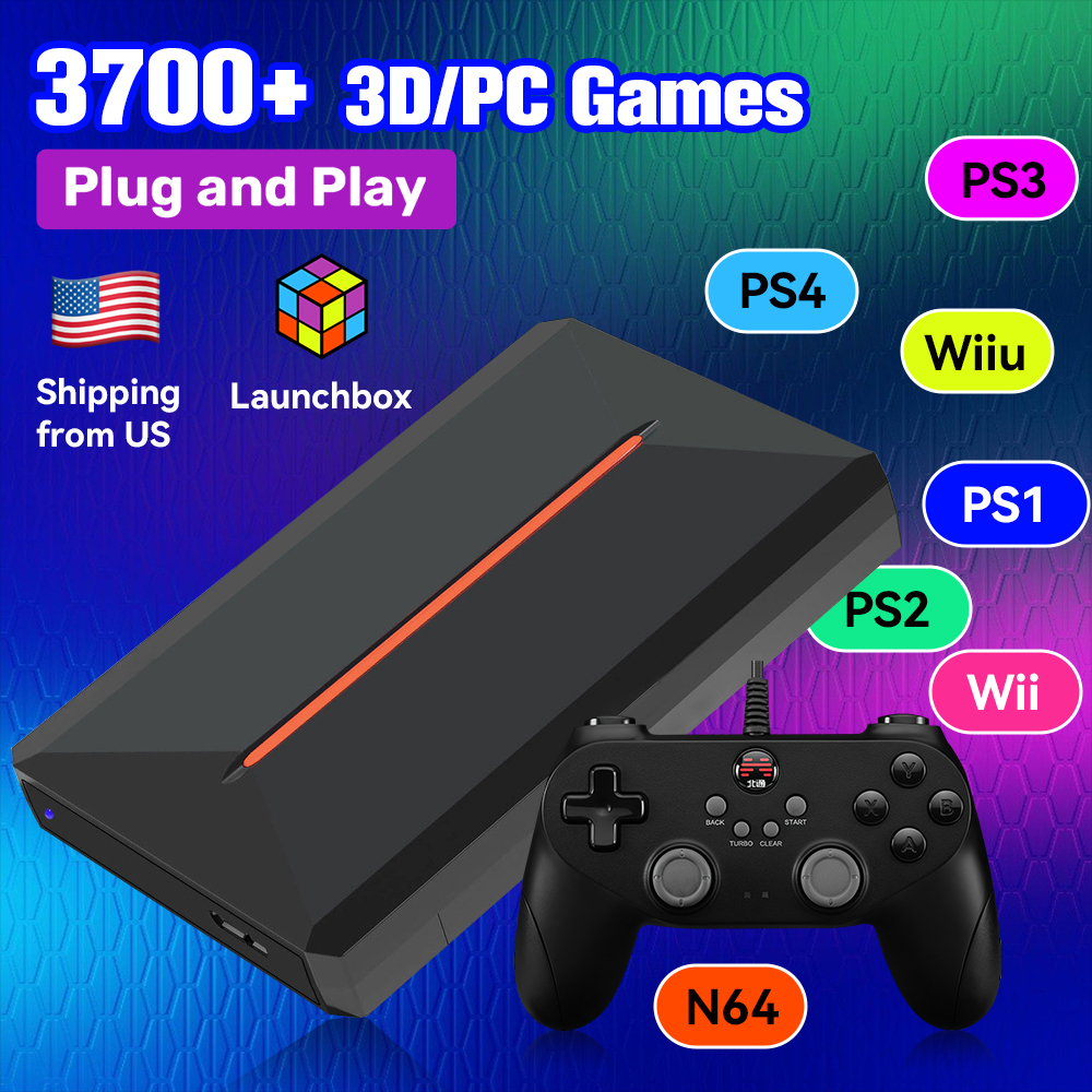 Launchbox OS 500GB Portátil Ga - Retro Gaming Download avaliação e preço