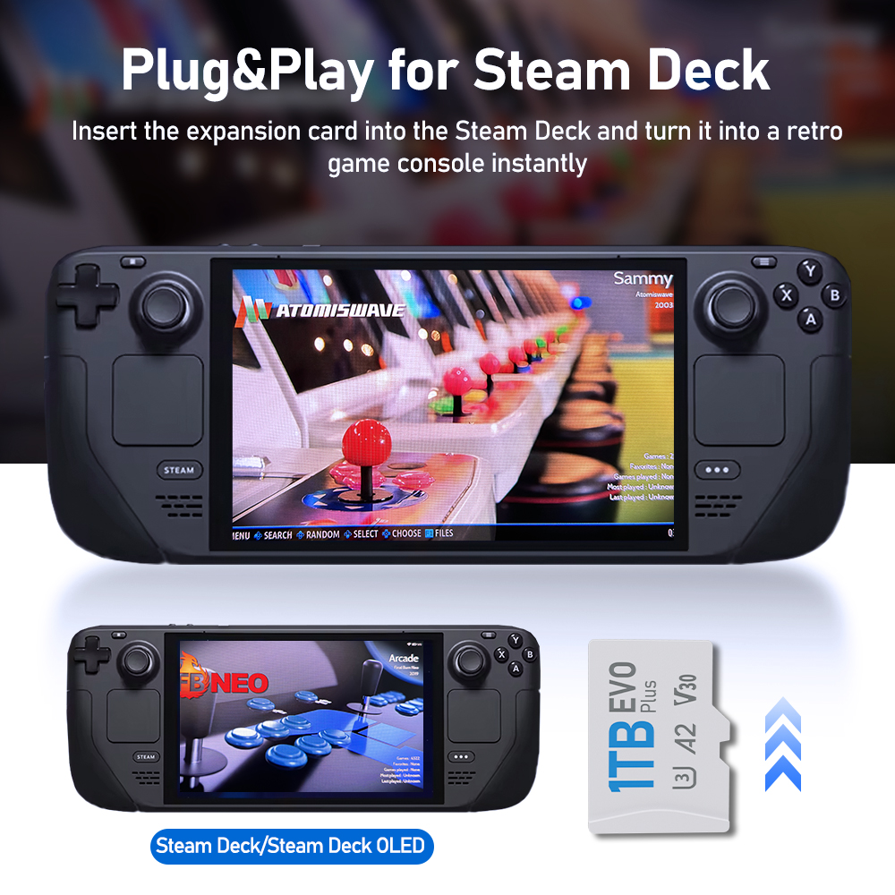 Cartão de jogo para Steam Deck - Retro Gaming Batocera avaliação e preço