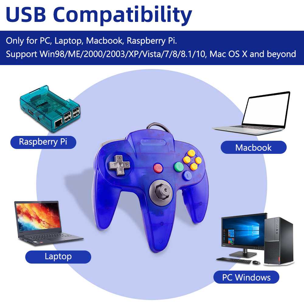 N64 controlador clássico usb c - Retro Gaming Table avaliação e preço
