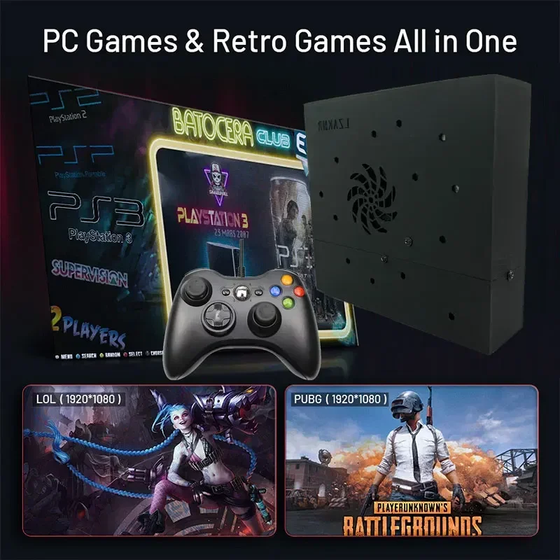 Console de jogos retrô 70000 + - Retro Gaming Batocera avaliação e preço