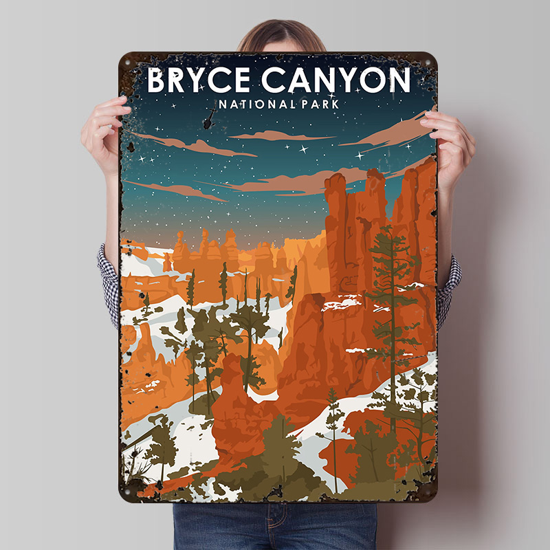 Pôster impresso Bryce Canyon à - Retro Gaming At avaliação e preço